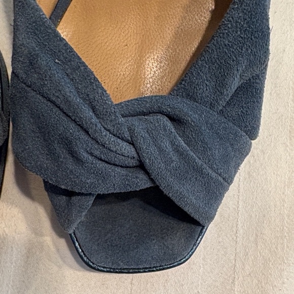 MICHAEL Michael Kors Blue Suede Heels - Picture 3 of 9